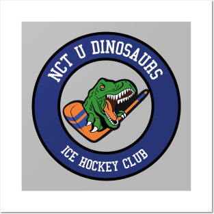 NCT's DINOSAUR HOCKEY CLUB LOGO - 90'S LOVE (NCT) Posters and Art